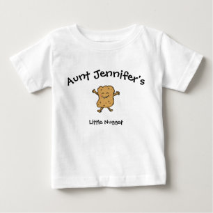 T-shirt Pour Bébé Tante Vêtements bébé Petit Nugget Niece Nephew