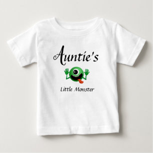 T-shirt Pour Bébé Tante Vêtements de bébé Monster Niece Nephew To