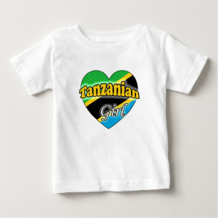 T-shirt Pour Bébé Tanzanian Girl