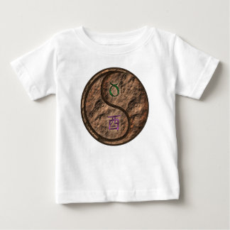 T-shirt Pour Bébé Taureau & Coq de Terre