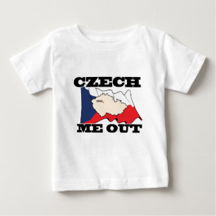 T-shirt Pour Bébé Tchèque je