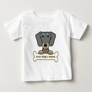 T-shirt Pour Bébé Teckel personnalisé