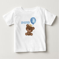 Teddy Bear Cute Baby Boy Birthday