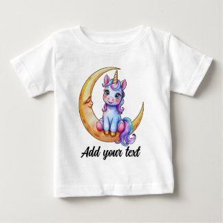 T-shirt Pour Bébé Tee bébé licorne mignonne