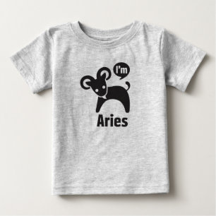 T-shirt Pour Bébé Tee - shirt-Bélier de bébé de zodiaque