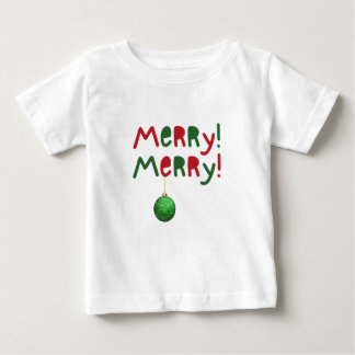 T-shirt Pour Bébé Tee-shirt de Noël pour tout-petit avec une phrase