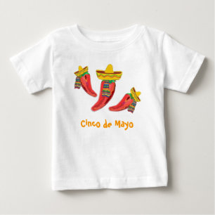 T-shirt Pour Bébé Tee - shirt d'enfant en bas âge. Poivrons de