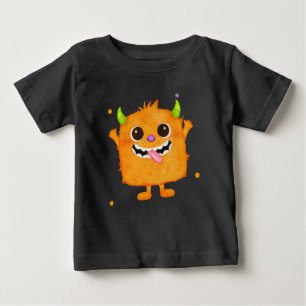 T-shirt Pour Bébé Tee-shirt mignon monstre pour enfants, cadeau d'an