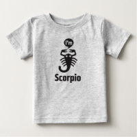 Tee - shirt-Scorpion de bébé de zodiaque