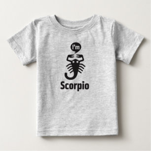T-shirt Pour Bébé Tee - shirt-Scorpion de bébé de zodiaque