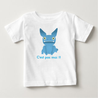 T-shirt Pour Bébé teeshirt enfant monstre bleu
