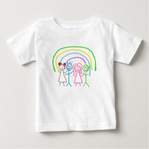 T-shirt Pour Bébé Télécharger des enfants Dessiner Transformer des e