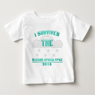 T-shirt Pour Bébé Tempête de neige 2015