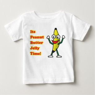 T-shirt Pour Bébé Temps de gelée de beurre d'arachide