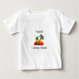 T-shirt Pour Bébé Tenerife - Îles Canaries