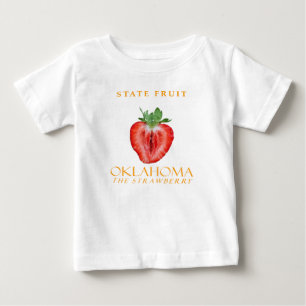T-shirt Pour Bébé Territoire de l'Oklahoma Fruit La Fraise