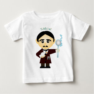 T-shirt Pour Bébé Tesla