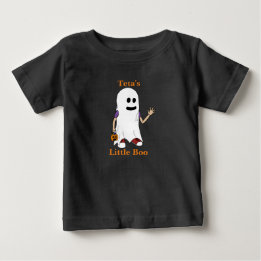 T-shirt Pour Bébé Teta's Little Boo Boy Boy Trick ou Traiteur