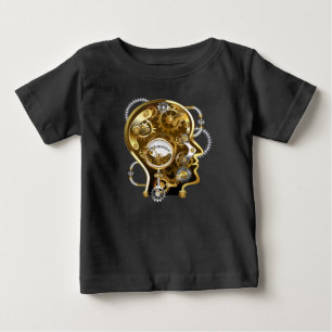 T-shirt Pour Bébé Tête de vapeur avec manomètre