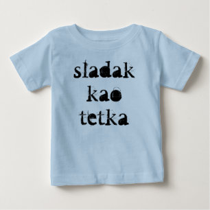 T-shirt Pour Bébé Tetka de kao de Sladak
