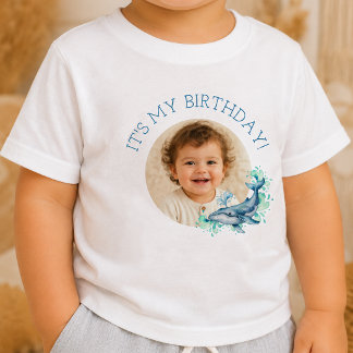 T-shirt Pour Bébé Thème marin C'est mon anniversaire Chemise bébé ph