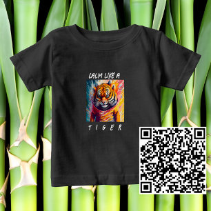 T-shirt Pour Bébé Tiger Cool Multimédia Avec Attitude