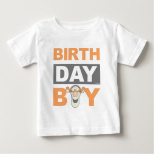 T-shirt Pour Bébé Tigger personnalisé Birthday Boy