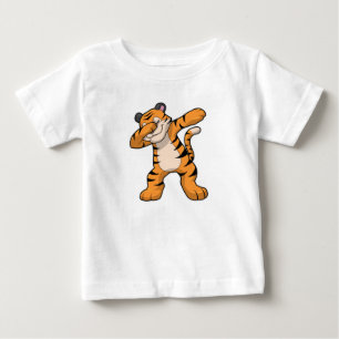 T-shirt Pour Bébé Tigre à Hip hop Dance Dab
