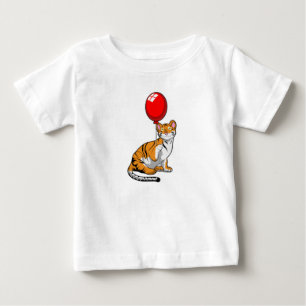 T-shirt Pour Bébé Tigre avec ballon