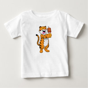 T-shirt Pour Bébé Tigre avec viande