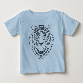 T-shirt Pour Bébé Tigre blanc inspiré
