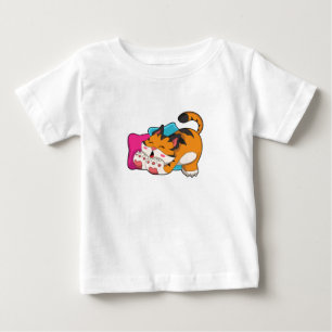 T-shirt Pour Bébé Tigre fatigué