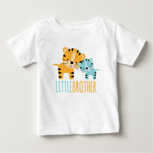 T-shirt Pour Bébé Tigre mignon "Petit Frère"