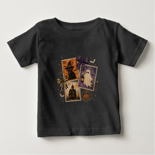 T-shirt Pour Bébé Timbres postaux d'Halloween