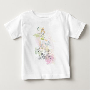 T-shirt Pour Bébé Tinker Bell Amour Et Bonheur