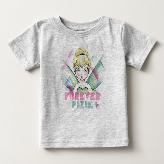 T-shirt Pour Bébé Tinker Bell Forever Pixie (Devant)