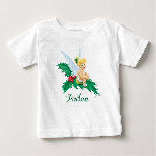 T-shirt Pour Bébé Tinkerbell Christmas Holly