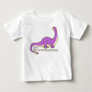 T-shirt Pour Bébé Tiny Brontosaure