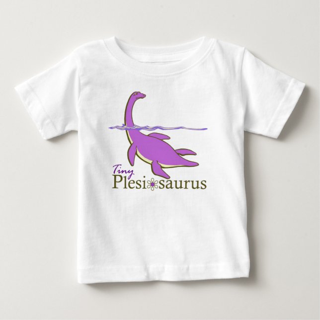 T-shirt Pour Bébé Tiny Plesiosaure (Devant)