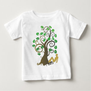 T-shirt Pour Bébé Tombé de l'arbre généalogique