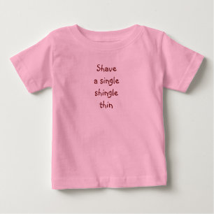 T-shirt Pour Bébé Tongue Twister T's-Raser un seul charnier mince Bé