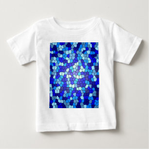 T-shirt Pour Bébé Tons de verre de couleur bleue par Shirley Taylor
