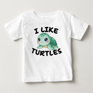 T-shirt Pour Bébé Tortue