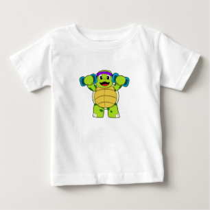 T-shirt Pour Bébé Tortue à l'effort entraînement et cloches