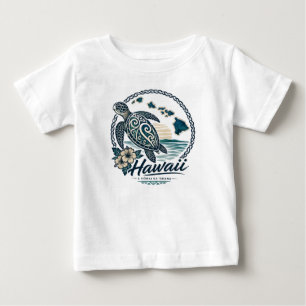 T-shirt Pour Bébé Tortue d'Hawaii