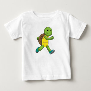 T-shirt Pour Bébé Tortue en course