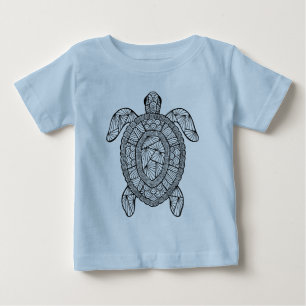 T-shirt Pour Bébé Tortue inspirée