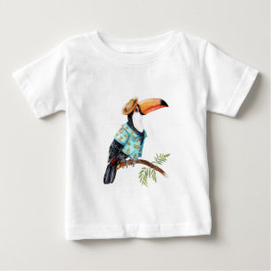 T-shirt Pour Bébé Toucan en chemise hawaïenne