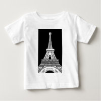 Tour Eiffel noir blanc
