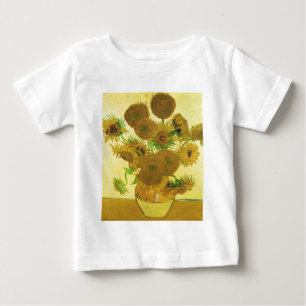 T-shirt Pour Bébé Tournesols de Vincent Van Gogh